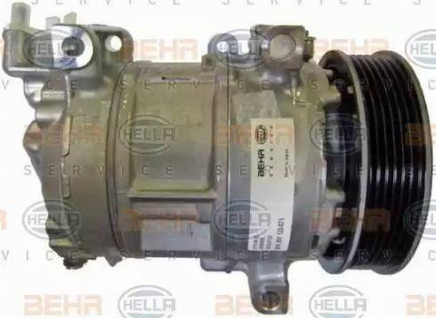 BEHR HELLA Service 8FK 351 123-071 - Компрессор кондиционера autospares.lv