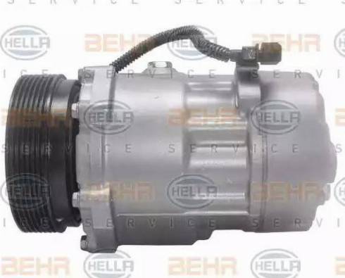 BEHR HELLA Service 8FK 351 127-521 - Компрессор кондиционера autospares.lv