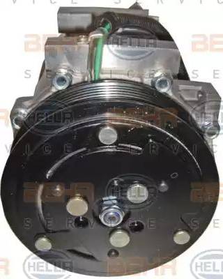 BEHR HELLA Service 8FK 351 127-871 - Компрессор кондиционера autospares.lv