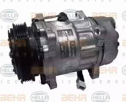 BEHR HELLA Service 8FK 351 127-291 - Компрессор кондиционера autospares.lv