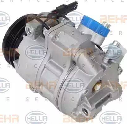 BEHR HELLA Service 8FK 351 340-951 - Компрессор кондиционера autospares.lv