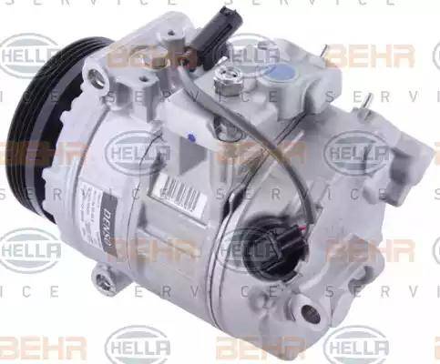 BEHR HELLA Service 8FK 351 340-491 - Компрессор кондиционера autospares.lv