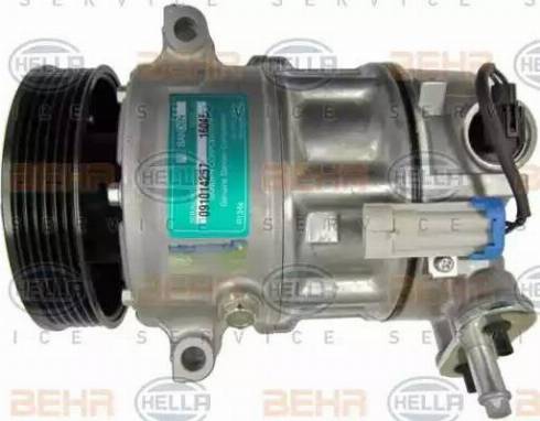 BEHR HELLA Service 8FK 351 340-301 - Компрессор кондиционера autospares.lv