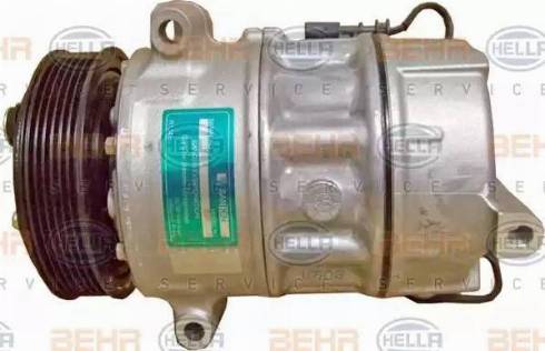 BEHR HELLA Service 8FK 351 340-321 - Компрессор кондиционера autospares.lv