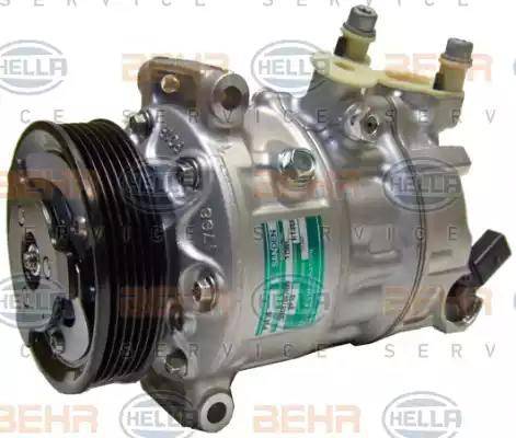 BEHR HELLA Service 8FK 351 341-091 - Компрессор кондиционера autospares.lv