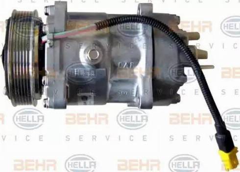 BEHR HELLA Service 8FK 351 316-451 - Компрессор кондиционера autospares.lv