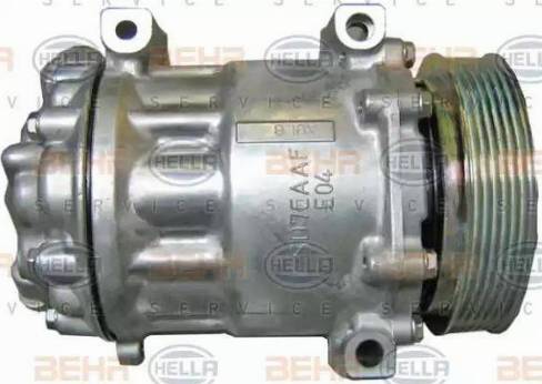 BEHR HELLA Service 8FK 351 316-101 - Компрессор кондиционера autospares.lv