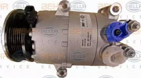 BEHR HELLA Service 8FK 351 334-421 - Компрессор кондиционера autospares.lv