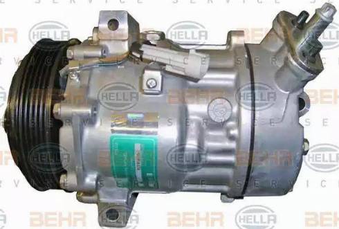 BEHR HELLA Service 8FK 351 334-301 - Компрессор кондиционера autospares.lv