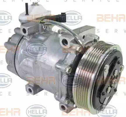 BEHR HELLA Service 8FK 351 334-291 - Компрессор кондиционера autospares.lv