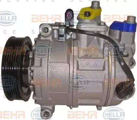 BEHR HELLA Service 8FK 351 322-811 - Компрессор кондиционера autospares.lv