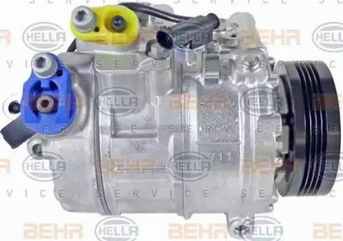 BEHR HELLA Service 8FK 351 322-251 - Компрессор кондиционера autospares.lv