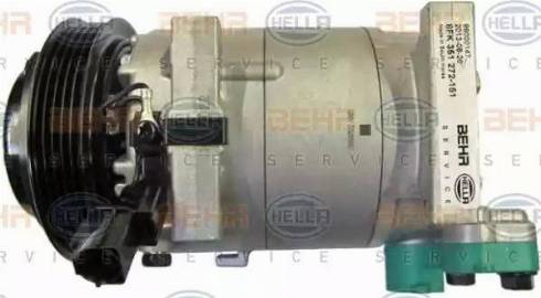 BEHR HELLA Service 8FK 351 272-151 - Компрессор кондиционера autospares.lv