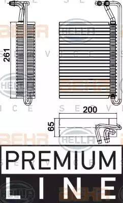 BEHR HELLA Service 8FV 351 330-501 - Испаритель, кондиционер autospares.lv