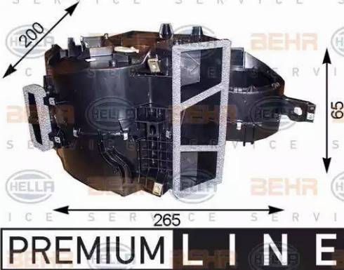 BEHR HELLA Service 8FV 351 211-151 - Испаритель, кондиционер autospares.lv