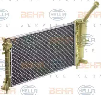 BEHR HELLA Service 8MK 376 900-274 - Радиатор, охлаждение двигателя autospares.lv