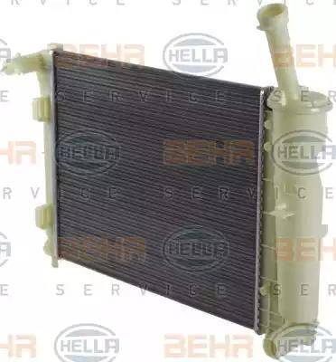 BEHR HELLA Service 8MK 376 790-051 - Радиатор, охлаждение двигателя autospares.lv