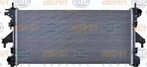 BEHR HELLA Service 8MK 376 745-101 - Радиатор, охлаждение двигателя autospares.lv