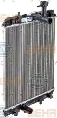 BEHR HELLA Service 8MK 376 754-481 - Радиатор, охлаждение двигателя autospares.lv