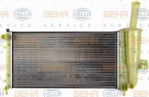 BEHR HELLA Service 8MK 376 754-421 - Радиатор, охлаждение двигателя autospares.lv