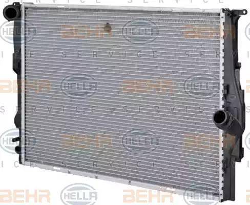 BEHR HELLA Service 8MK 376 754-041 - Радиатор, охлаждение двигателя autospares.lv