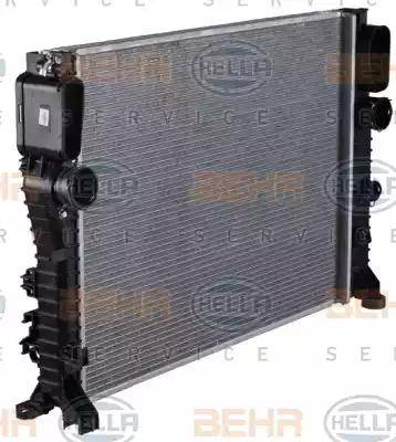 BEHR HELLA Service 8MK 376 769-781 - Радиатор, охлаждение двигателя autospares.lv