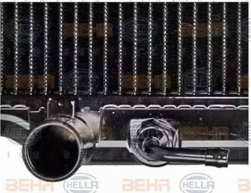 BEHR HELLA Service 8MK 376 708-341 - Радиатор, охлаждение двигателя autospares.lv