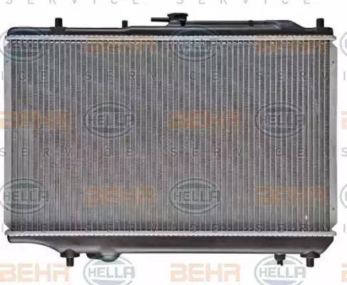 BEHR HELLA Service 8MK 376 707-661 - Радиатор, охлаждение двигателя autospares.lv