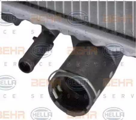 BEHR HELLA Service 8MK 376 714-401 - Радиатор, охлаждение двигателя autospares.lv