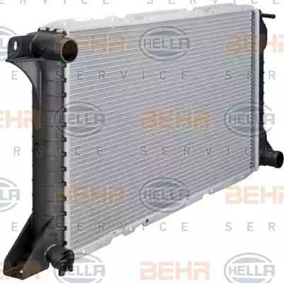 BEHR HELLA Service 8MK 376 715-471 - Радиатор, охлаждение двигателя autospares.lv