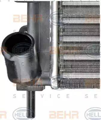 BEHR HELLA Service 8MK 376 716-161 - Радиатор, охлаждение двигателя autospares.lv