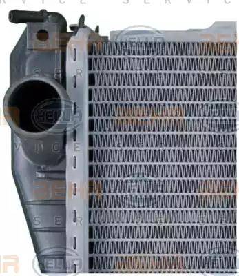 BEHR HELLA Service 8MK 376 710-301 - Радиатор, охлаждение двигателя autospares.lv