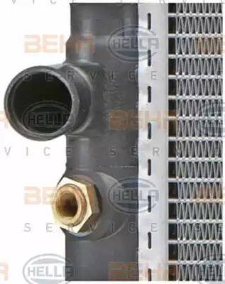 BEHR HELLA Service 8MK 376 710-331 - Радиатор, охлаждение двигателя autospares.lv