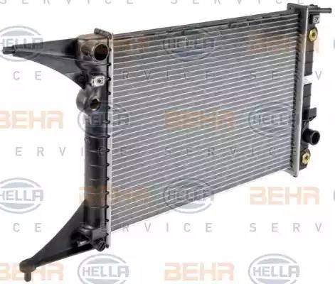 BEHR HELLA Service 8MK 376 718-651 - Радиатор, охлаждение двигателя autospares.lv