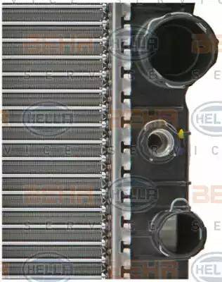 BEHR HELLA Service 8MK 376 718-011 - Радиатор, охлаждение двигателя autospares.lv