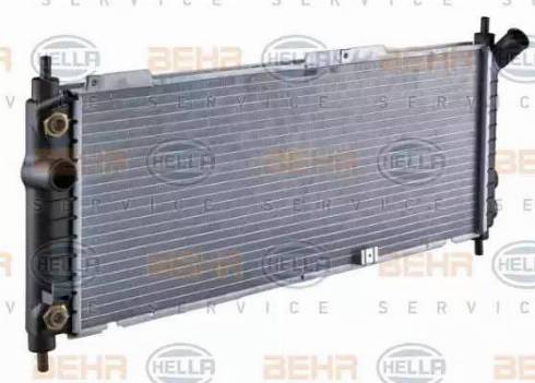 BEHR HELLA Service 8MK 376 713-591 - Радиатор, охлаждение двигателя autospares.lv