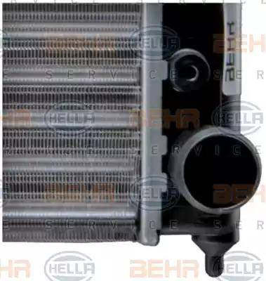 BEHR HELLA Service 8MK 376 713-301 - Радиатор, охлаждение двигателя autospares.lv