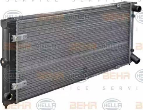 BEHR HELLA Service 8MK 376 713-311 - Радиатор, охлаждение двигателя autospares.lv