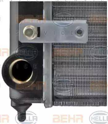 BEHR HELLA Service 8MK 376 713-314 - Радиатор, охлаждение двигателя autospares.lv