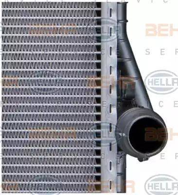 BEHR HELLA Service 8MK 376 712-504 - Радиатор, охлаждение двигателя autospares.lv