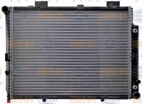 BEHR HELLA Service 8MK 376 712-741 - Радиатор, охлаждение двигателя autospares.lv