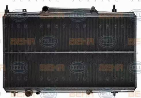 BEHR HELLA Service 8MK 376 717-594 - Радиатор, охлаждение двигателя autospares.lv