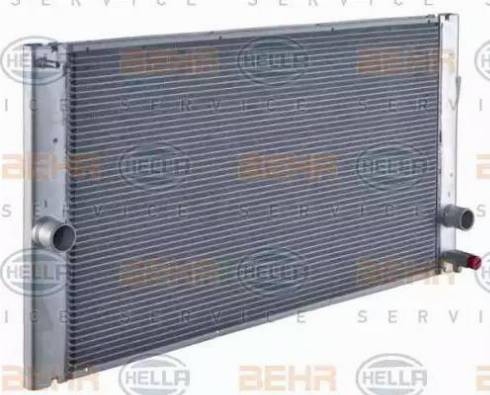 BEHR HELLA Service 8MK 376 729-601 - Радиатор, охлаждение двигателя autospares.lv