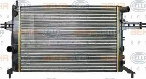 BEHR HELLA Service 8MK 376 720-421 - Радиатор, охлаждение двигателя autospares.lv