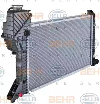 BEHR HELLA Service 8MK 376 721-441 - Радиатор, охлаждение двигателя autospares.lv