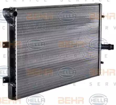 BEHR HELLA Service 8MK 376 774-041 - Радиатор, охлаждение двигателя autospares.lv