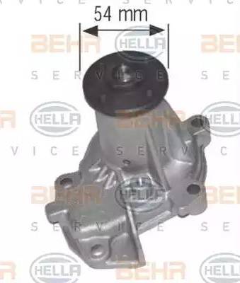 BEHR HELLA Service 8MP 376 804-574 - Водяной насос autospares.lv