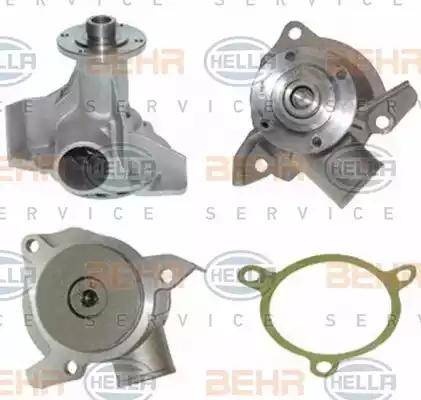 BEHR HELLA Service 8MP 376 804-131 - Водяной насос autospares.lv