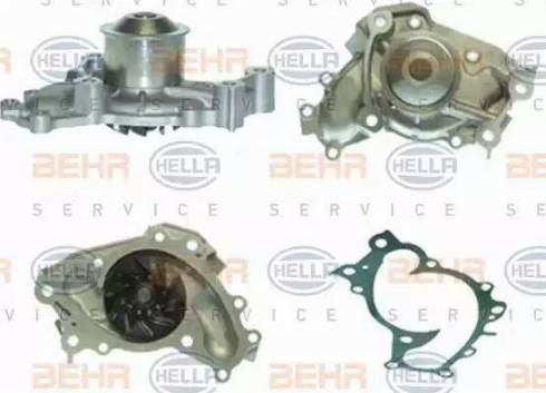 BEHR HELLA Service 8MP 376 805-081 - Водяной насос autospares.lv