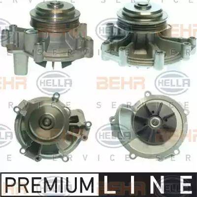 BEHR HELLA Service 8MP 376 805-101 - Водяной насос autospares.lv